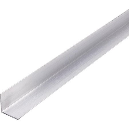 ALLSTAR 4 ft. Aluminum Angled Stock - 1 x 1 x 0.06 in. ALL22253-4